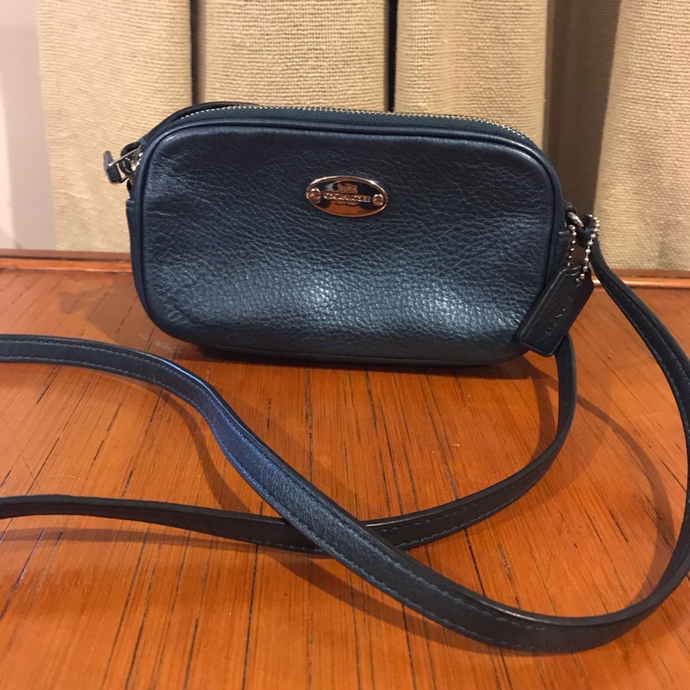 Coach Mini Blue Crossbody Bag